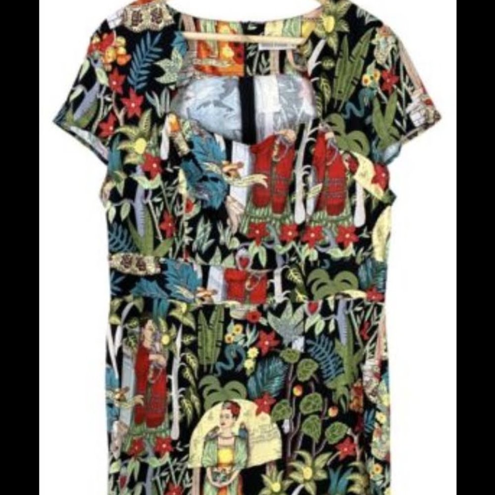 Frida Kalo print dress